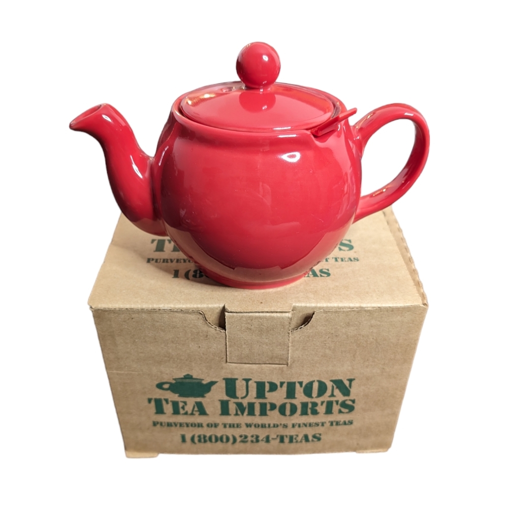 The Republic of Tea Scarlett Cha I'tsford Teapot with Lid and Infuser New In Box - Picture 13 of 15
